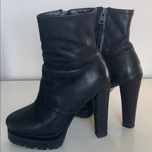 All Saints high heeled boots 🖤🖤